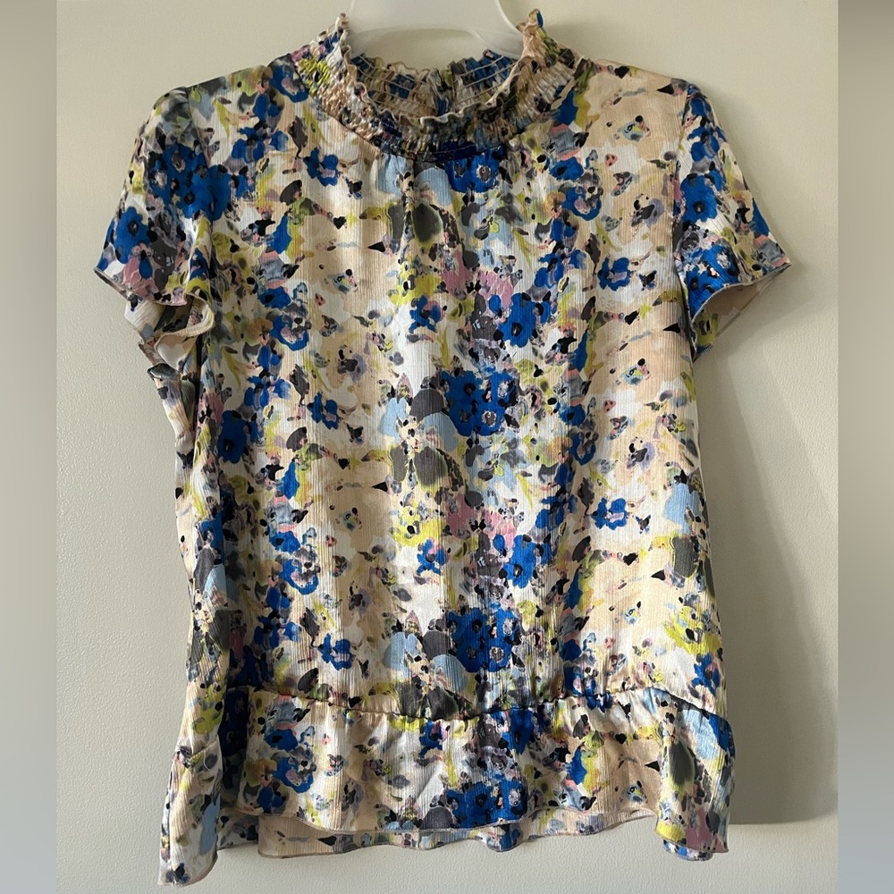 Jennifer Lloyd Mock Turtle Neck Blouse